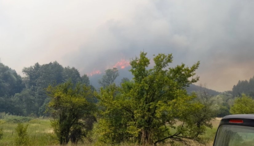 Гори на висок и непристапен терен: Пожар над село Белица под Солунска Глава