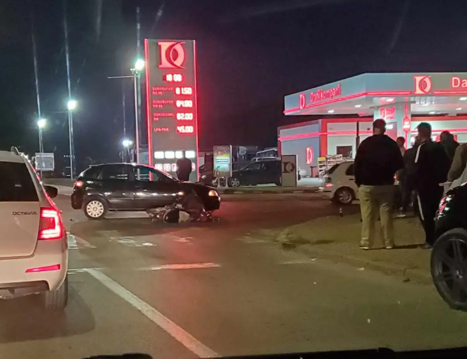 Едно лице повредено во сообраќајка на влезот во Делчево