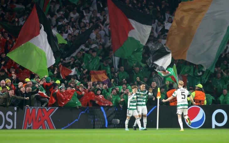Селтик ги суспендираше сезонските билети на навивачка група која ја поддржуваше Палестина
